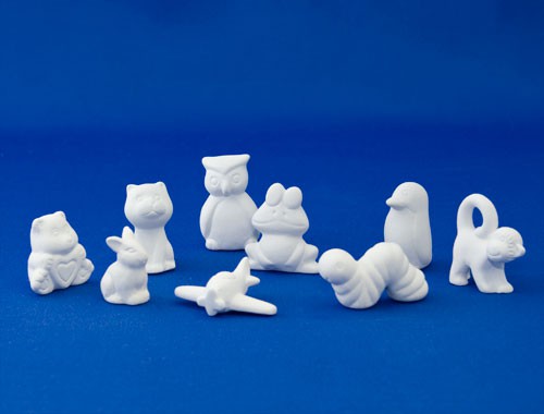 Minitiere zum Dekorieren von Rohlingen € 2,90